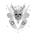 A blackwork equalizer graphic with my sons' birth dates incorporated tattoo design idea