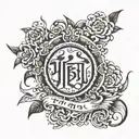 Write in hindi text Viram tattoo design idea