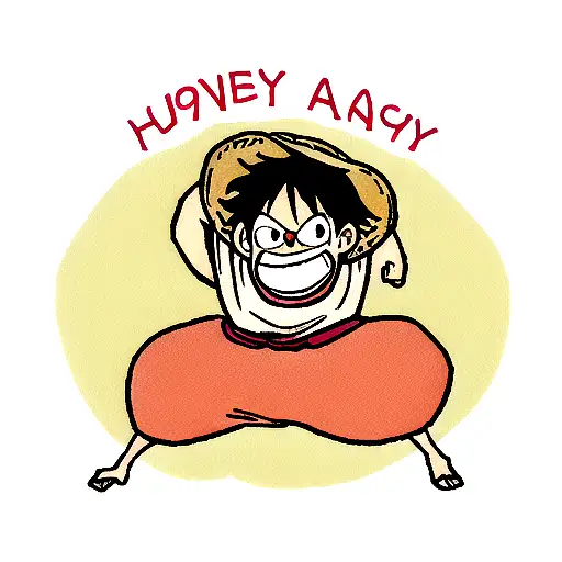 luffy d monkey tattoo design idea