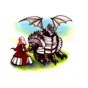 dragonslayer berserk tattoo design idea