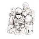 dragonslayer berserk tattoo design idea