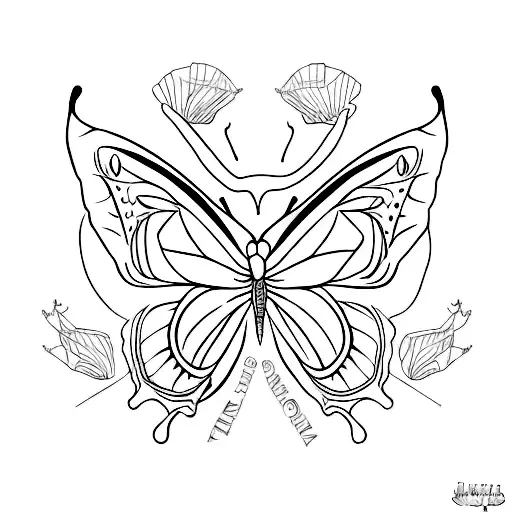 to pimp a butterfly Kendrick Lamar  tattoo design idea