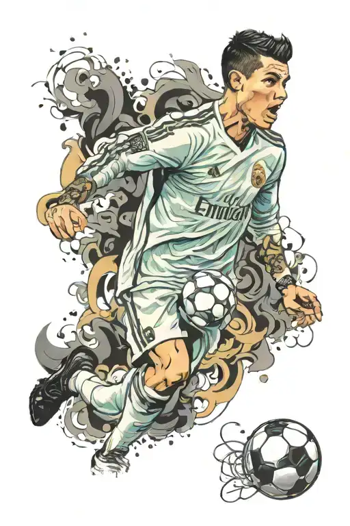 Cristiano Ronaldo tattoo design idea