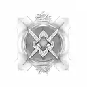 chi-rho  tattoo design idea