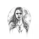 vampire diaries twilight  tattoo design idea
