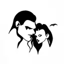 vampire diaries and twilight  tattoo design idea