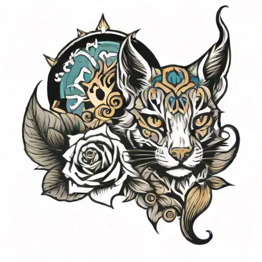and camp tattoo design idea