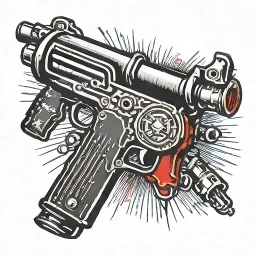 Ray Gun Cod Black Ops 1 tattoo design idea