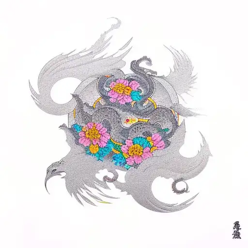 illenium phoenix tattoo design idea