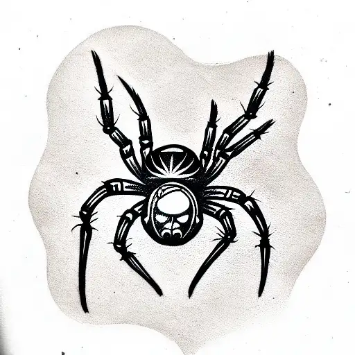 Spider tattoo design idea