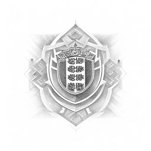 England and Middlesbrough FC tattoo  tattoo design idea