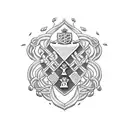 England and Middlesbrough FC tattoo  tattoo design idea