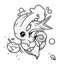 Mudkip tattoo design idea