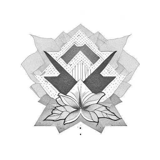 simple nature Hawaii  tattoo design idea