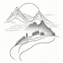 valley of the shadow of death tattoo design idea