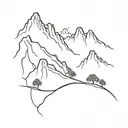 valley of the shadow of death tattoo design idea