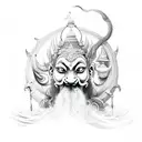 Samudra Manthan tattoo design idea