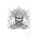 Samudra Manthan tattoo design idea