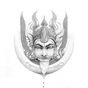 Samudra Manthan tattoo design idea