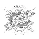 grace upon grace tattoo design idea