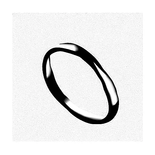 wedding band for finger  tattoo design idea