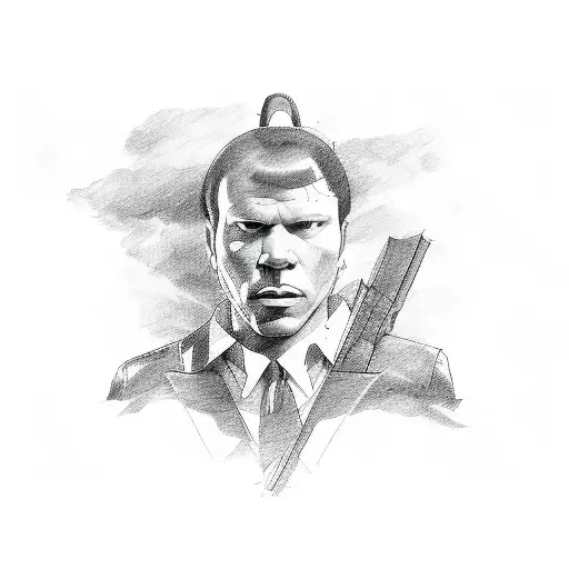 pulp fiction tattoo design idea