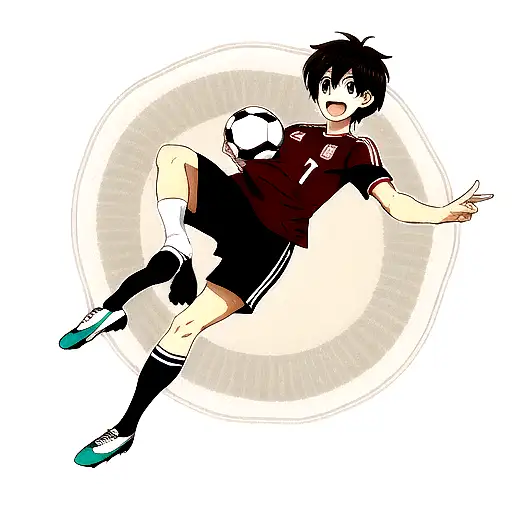soccer ball with the number 5 in the middle tattoo design idea