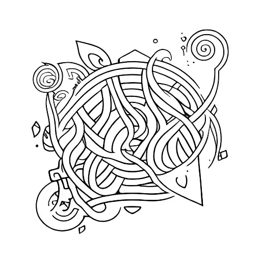 the learning curve tattoo design idea