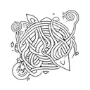 the learning curve tattoo design idea