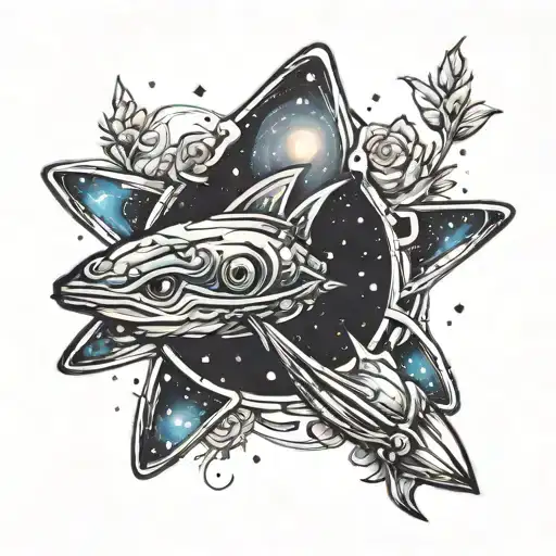 andromeda galaxy tattoo design idea