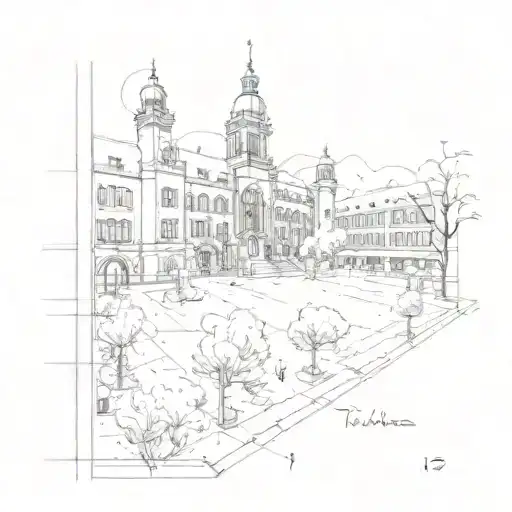 campus with dates 13 February 1998 and 27 February 1969   tattoo design idea