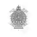 mexican aztec  tattoo design idea
