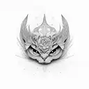 garter line tattoo design idea