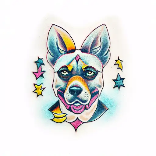 malinois tattoo design idea