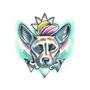 malinois tattoo design idea