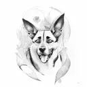 malinois tattoo design idea