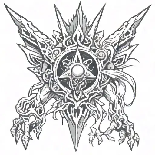 Monster reborn yugioh tattoo design idea