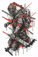 Cyber ​​Ninjas tattoo design idea