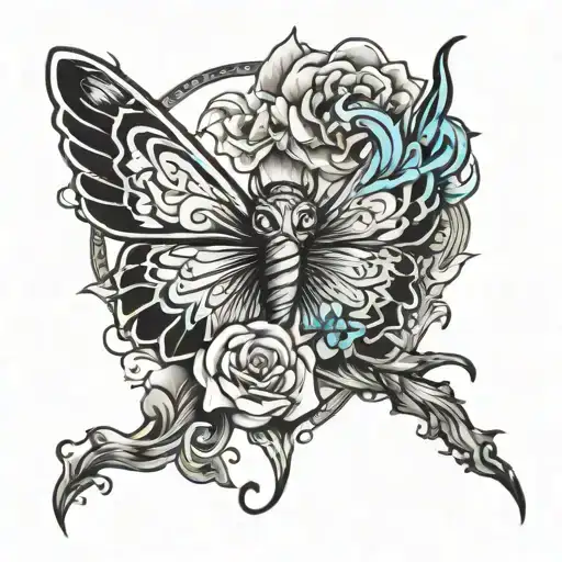 flutter fuck js logo tattoo design idea