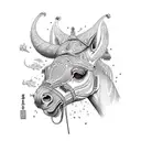 pharoahs horses tattoo design idea