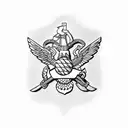 USMC tattoo design idea