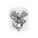 USMC tattoo design idea