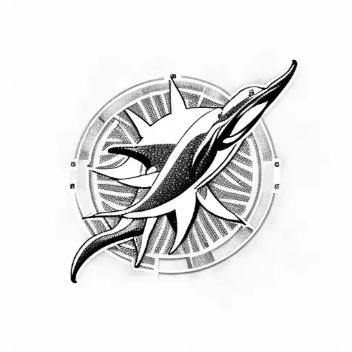 Miami Dolphins  tattoo design idea