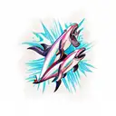 Miami Dolphins  tattoo design idea