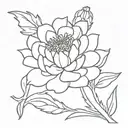 marigold simplify  tattoo design idea