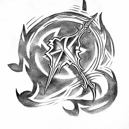 skyrim tattoo design idea