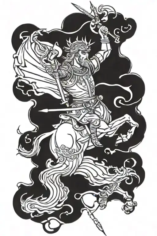 Saint George the Victorious tattoo design idea