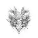 word azad tattoo design idea