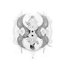 word azad tattoo design idea