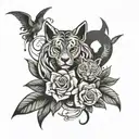 Family first  tattoo design idea